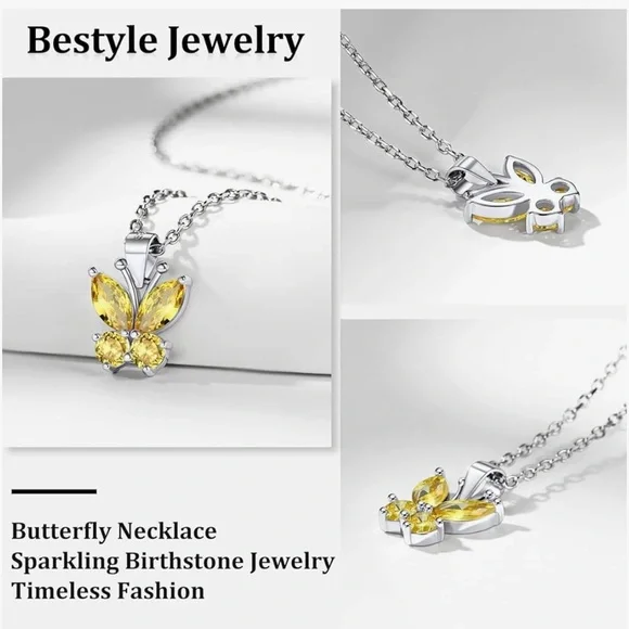 Bestyle Citrine Yellow Necklace - Picture 2 of 7